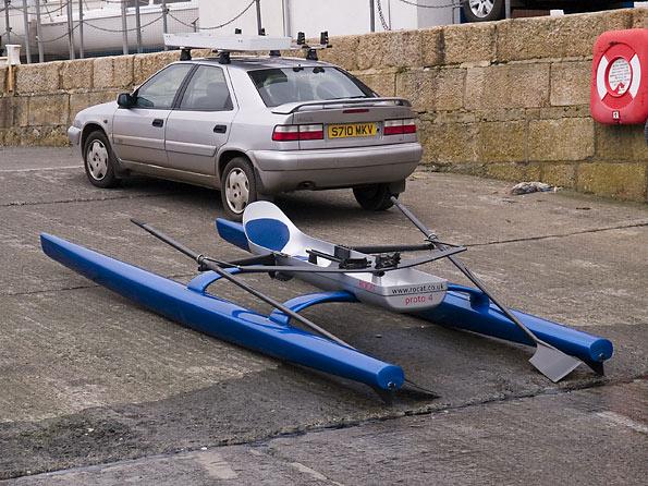 ROCAT proto 4 on the Penzance slip